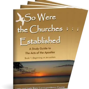 So Were the Churches Established