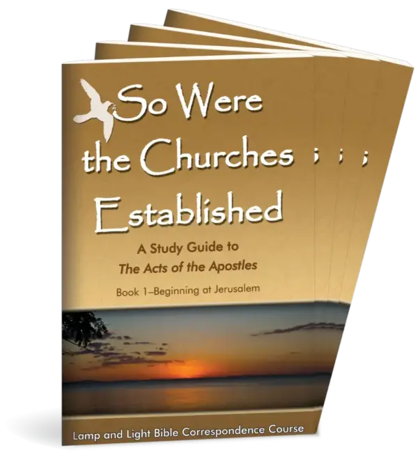 So Were the Churches Established